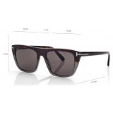 Tom Ford - Aslan Sunglasses - Rectangular Sunglasses - Vintage Havana - Sunglasses - Tom Ford Eyewear
