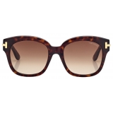 Tom Ford - Aslan Sunglasses - Rectangular Sunglasses - Vintage Havana - Sunglasses - Tom Ford Eyewear