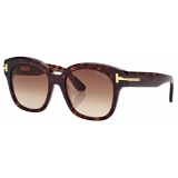 Tom Ford - Aslan Sunglasses - Rectangular Sunglasses - Vintage Havana - Sunglasses - Tom Ford Eyewear