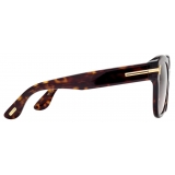 Tom Ford - Aslan Sunglasses - Rectangular Sunglasses - Vintage Havana - Sunglasses - Tom Ford Eyewear