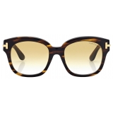 Tom Ford - Aslan Sunglasses - Rectangular Sunglasses - Vintage Havana - Sunglasses - Tom Ford Eyewear