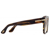 Tom Ford - Aslan Sunglasses - Rectangular Sunglasses - Vintage Havana - Sunglasses - Tom Ford Eyewear