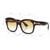 Tom Ford - Aslan Sunglasses - Rectangular Sunglasses - Vintage Havana - Sunglasses - Tom Ford Eyewear
