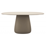 Qeeboo - Cobble Table Top 160 cm HPL - Indian Red - Tavolo Qeeboo by Elisa Giovannoni - Arredo - Casa