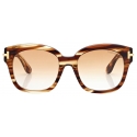 Tom Ford - Icon Oversized Square Sunglasses - Sunglasses - Havana Brown - Sunglasses - Tom Ford Eyewear
