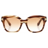 Tom Ford - Occhiali da Sole Icon Oversized Square - Occhiali da Sole - Havana Giallo - Occhiali da Sole - Tom Ford Eyewear