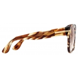 Tom Ford - Icon Oversized Square Sunglasses - Sunglasses - Havana Yellow - Sunglasses - Tom Ford Eyewear