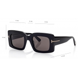 Tom Ford - Brigitta Sunglasses - Rectangular Sunglasses - Black - Sunglasses - Tom Ford Eyewear