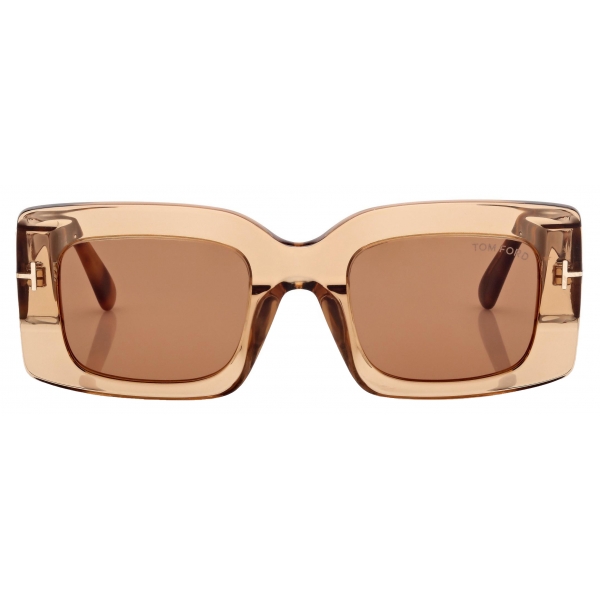 Tom Ford - Brigitta Sunglasses - Rectangular Sunglasses - Dark Havana - Sunglasses - Tom Ford Eyewear