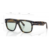 Tom Ford - Icon Geometric Sunglasses - Geometric Sunglasses - Classic Havana - Sunglasses - Tom Ford Eyewear