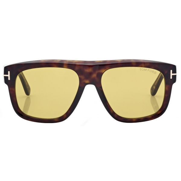 Tom Ford - Icon Geometric Sunglasses - Geometric Sunglasses - Dark Havana - Sunglasses - Tom Ford Eyewear