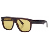 Tom Ford - Icon Geometric Sunglasses - Geometric Sunglasses - Dark Havana - Sunglasses - Tom Ford Eyewear