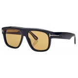 Tom Ford - Icon Geometric Sunglasses - Geometric Sunglasses - Black Brown - Sunglasses - Tom Ford Eyewear