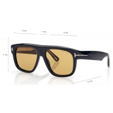 Tom Ford - Icon Geometric Sunglasses - Geometric Sunglasses - Black Brown - Sunglasses - Tom Ford Eyewear