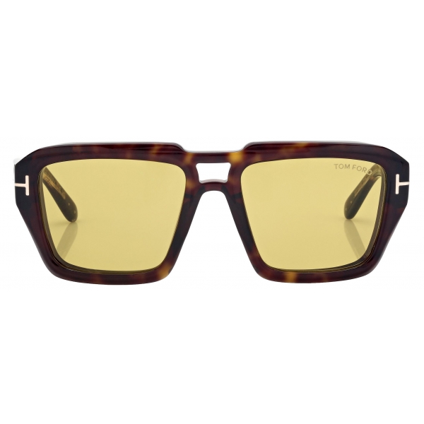 Tom Ford - Icon Navigator Sunglasses - Navigator Sunglasses - Dark Havana - Sunglasses - Tom Ford Eyewear