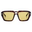 Tom Ford - Icon Navigator Sunglasses - Navigator Sunglasses - Dark Havana - Sunglasses - Tom Ford Eyewear