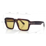 Tom Ford - Icon Navigator Sunglasses - Navigator Sunglasses - Dark Havana - Sunglasses - Tom Ford Eyewear