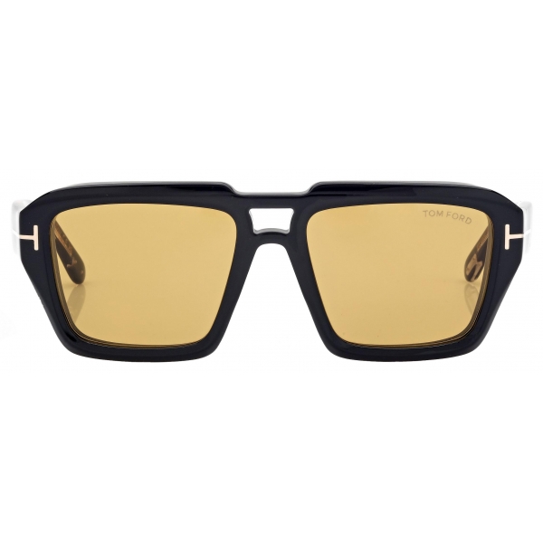 Tom Ford - Icon Navigator Sunglasses - Navigator Sunglasses - Black Brown - Sunglasses - Tom Ford Eyewear