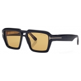 Tom Ford - Icon Navigator Sunglasses - Navigator Sunglasses - Black Brown - Sunglasses - Tom Ford Eyewear
