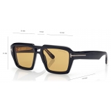 Tom Ford - Icon Navigator Sunglasses - Navigator Sunglasses - Black Brown - Sunglasses - Tom Ford Eyewear