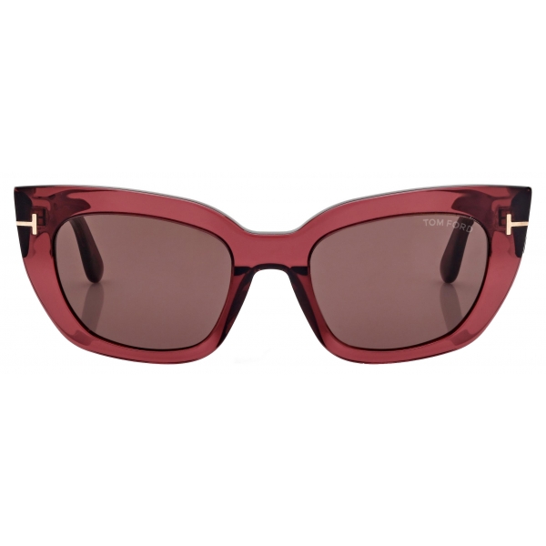 Tom Ford - Athena Sunglasses - Cat Eye Sunglasses - Bordeaux Brown - Sunglasses - Tom Ford Eyewear