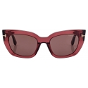 Tom Ford - Athena Sunglasses - Cat Eye Sunglasses - Bordeaux Brown - Sunglasses - Tom Ford Eyewear