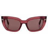 Tom Ford - Athena Sunglasses - Cat Eye Sunglasses - Bordeaux Brown - Sunglasses - Tom Ford Eyewear