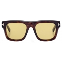 Tom Ford - Icon Square Sunglasses - Square Sunglasses - Dark Havana - Sunglasses - Tom Ford Eyewear