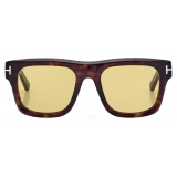 Tom Ford - Icon Square Sunglasses - Square Sunglasses - Dark Havana - Sunglasses - Tom Ford Eyewear