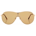 Tom Ford - Gaia Sunglasses - Pilot Sunglasses - Brown - Sunglasses - Tom Ford Eyewear