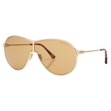 Tom Ford - Gaia Sunglasses - Pilot Sunglasses - Brown - Sunglasses - Tom Ford Eyewear