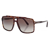 Tom Ford - Occhiali da Sole Kemp - Occhiali da Sole Navigatore - Havana Sfumato - Occhiali da Sole - Tom Ford Eyewear