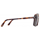 Tom Ford - Kemp Sunglasses - Navigator Sunglasses - Blonde Havana - Sunglasses - Tom Ford Eyewear