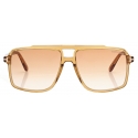 Tom Ford - Kemp Sunglasses - Navigator Sunglasses - Shiny Yellow - Sunglasses - Tom Ford Eyewear