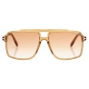 Tom Ford - Occhiali da Sole Kemp - Occhiali da Sole Navigatore - Giallo Lucido - Occhiali da Sole - Tom Ford Eyewear