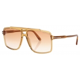 Tom Ford - Kemp Sunglasses - Navigator Sunglasses - Shiny Yellow - Sunglasses - Tom Ford Eyewear