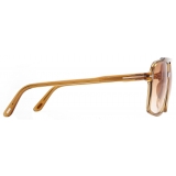 Tom Ford - Kemp Sunglasses - Navigator Sunglasses - Shiny Yellow - Sunglasses - Tom Ford Eyewear