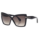 Tom Ford - Fiore Sunglasses - Butterfly Sunglasses - Black - Sunglasses - Tom Ford Eyewear
