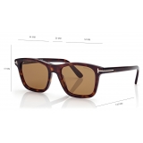 Tom Ford - Barron Sunglasses - Square Sunglasses - Dark Havana - Sunglasses - Tom Ford Eyewear