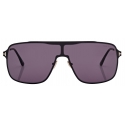 Tom Ford - Occhiali da Sole Zappa - Occhiali da Sole Pilota - Nero - Occhiali da Sole - Tom Ford Eyewear