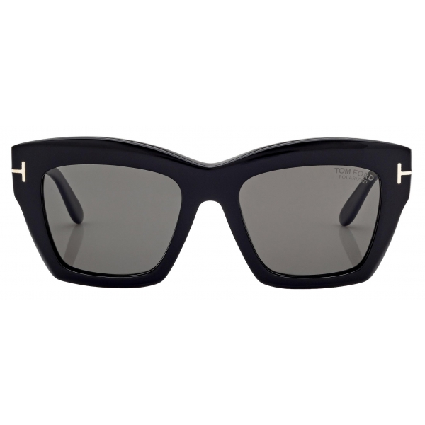 Tom Ford - Polarized Luna Sunglasses - Butterfly Sunglasses - Black - Sunglasses - Tom Ford Eyewear