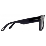 Tom Ford - Occhiali da Sole Luna Polarizzati - Occhiali da Sole a Farfalla - Nero - Occhiali da Sole - Tom Ford Eyewear