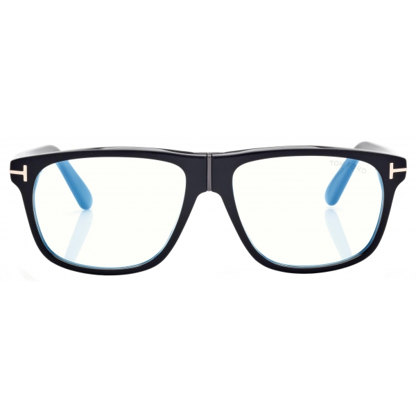 Tom Ford - Blue Block Pilot Optical Glasses - Black - Optical Glasses - Tom Ford Eyewear
