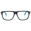 Tom Ford - Occhiali da Vista Blue Block Pilota - Nero - Occhiali da Vista - Tom Ford Eyewear