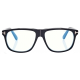 Tom Ford - Occhiali da Vista Blue Block Pilota - Nero - Occhiali da Vista - Tom Ford Eyewear