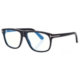 Tom Ford - Occhiali da Vista Blue Block Pilota - Nero - Occhiali da Vista - Tom Ford Eyewear