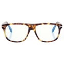 Tom Ford - Occhiali da Vista Blue Block Pilota - Havana Chiaro - Occhiali da Vista - Tom Ford Eyewear