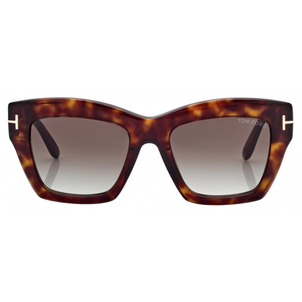 Tom Ford - Luna Sunglasses - Butterfly Sunglasses - Gradient Havana - Sunglasses - Tom Ford Eyewear