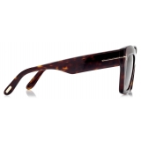 Tom Ford - Occhiali da Sole Luna - Occhiali da Sole a Farfalla - Havana Sfumato - Occhiali da Sole - Tom Ford Eyewear