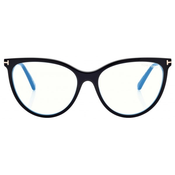 Tom Ford - Blue Block Cat Eye Optical Glasses - Black - Optical Glasses - Tom Ford Eyewear
